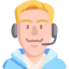 Call center agent icon 64x64