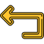 Turn left ícono 64x64