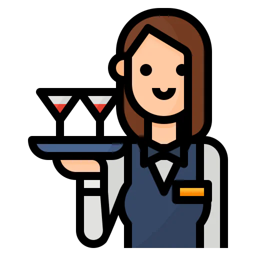 Waitress icon