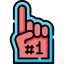 Foam hand icon 64x64