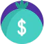 Money bag icon 64x64