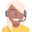 Call center agent icon 64x64