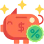 Piggy bank icon 64x64