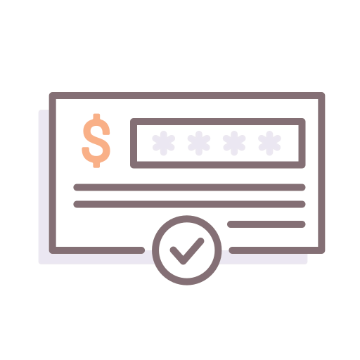 Cheque icon