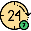 24 hours icon 64x64