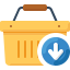 Shopping basket icon 64x64