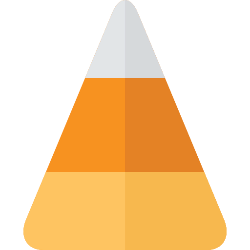 Candy corn icon