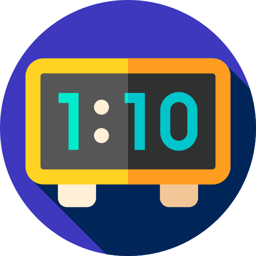 Digital clock icon