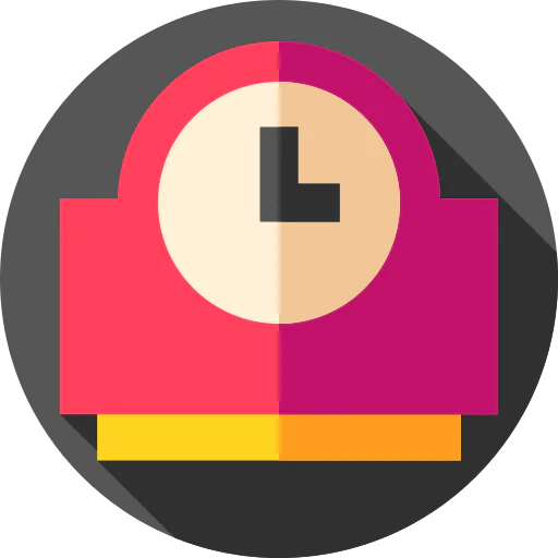 Desk clock icon