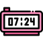 Digital clock icon 64x64