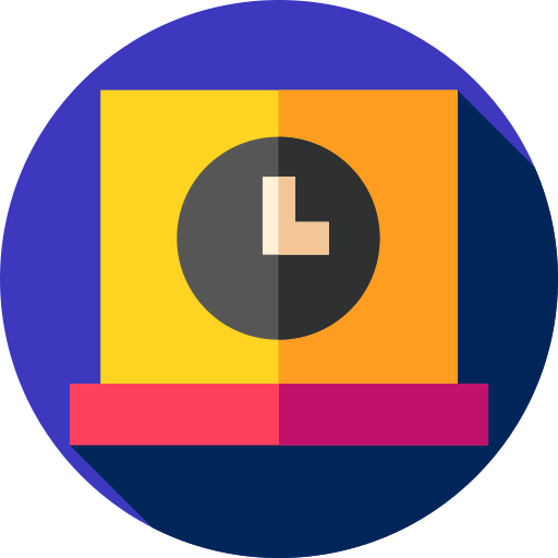 Desk clock icon