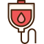 Blood transfusion icon 64x64