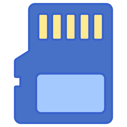 Micro sd card icon