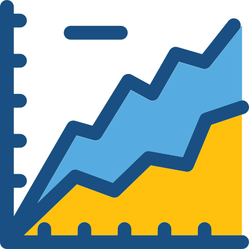 Line chart icon