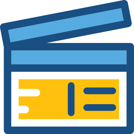 Clapperboard icon