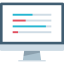 Horizontal bars biểu tượng 64x64