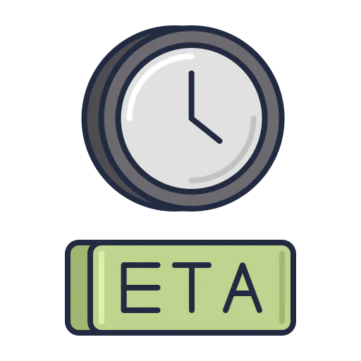 Arrival time icon