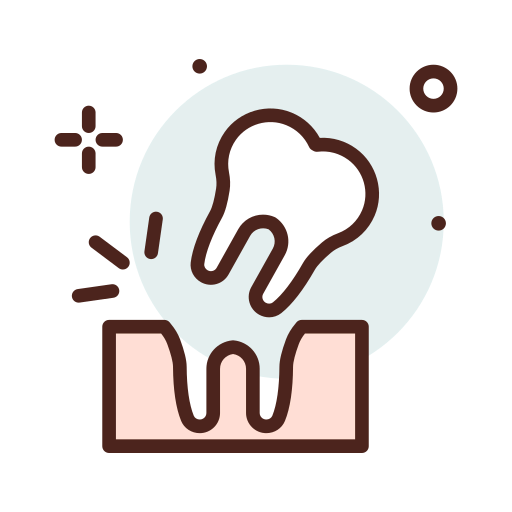 Tooth extraction icon