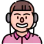 Call center agent icon 64x64