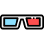 3d glasses Ikona 64x64