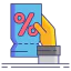 Discount voucher アイコン 64x64