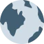 Earth globe icon 64x64