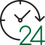 24 hours іконка 64x64