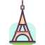 Eiffel tower icon 64x64