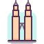 Petronas twin tower icon 64x64