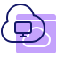 Cloud computing icon 64x64