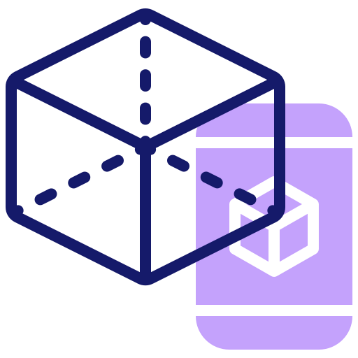 3d cube icon