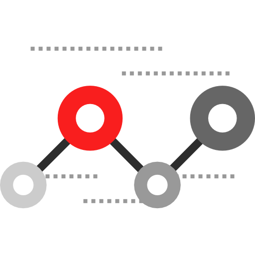 Line chart icon