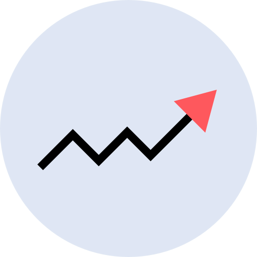 Line chart icon