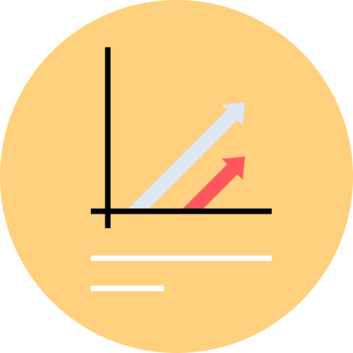 Line chart icon