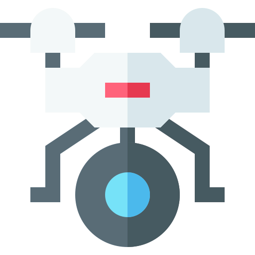 Camera drone icon