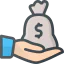 Money bag icon 64x64