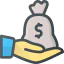 Money bag icon 64x64