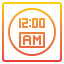 Digital clock icon 64x64