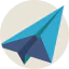 Paper plane アイコン 64x64