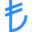 Turkish lira icon 64x64