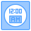 Digital clock icon 64x64