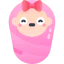 Baby girl icon 64x64