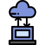Cloud computing ícono 64x64