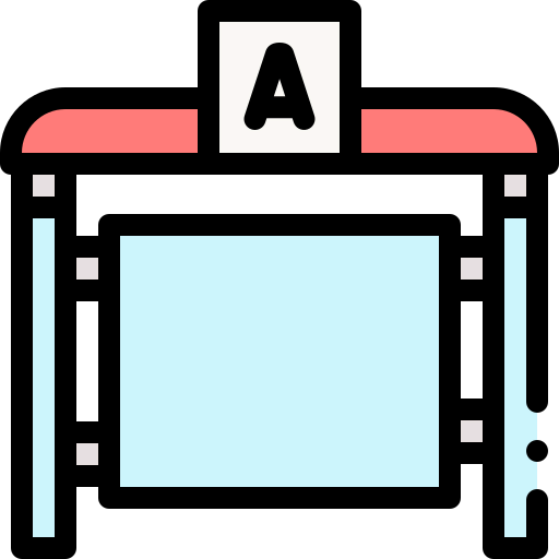 Bus stop icon