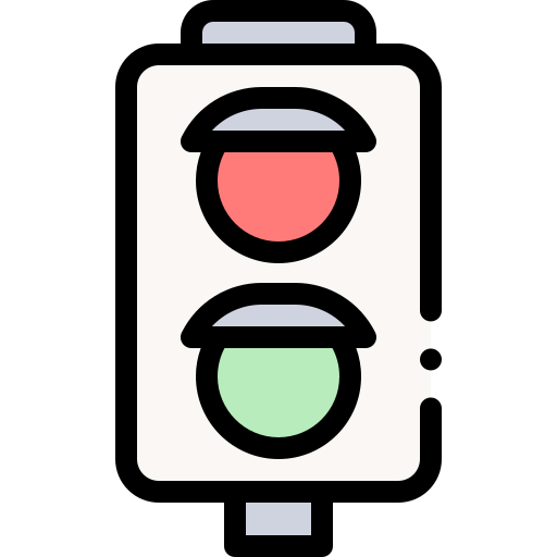 Traffic light icon