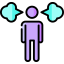 Difficulty breathing icon 64x64