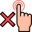 Do not touch icon 64x64