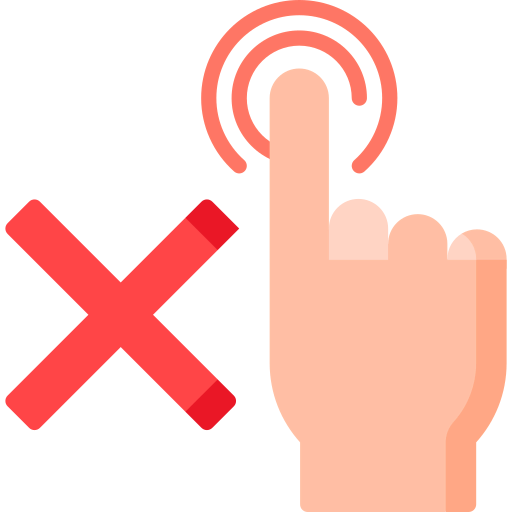Do not touch icon