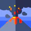 Volcano icon 64x64