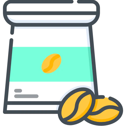 Coffee bean icon